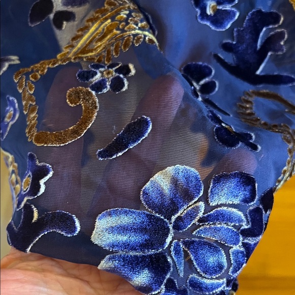 Aratta Silent JourneyPlaid Tunic Shirt dress . Sheer embroidered back Lg - Picture 10 of 14